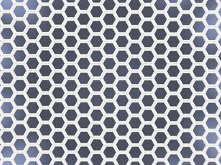 3d rendering of hexagonal abstract background