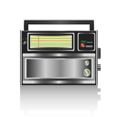 Fototapeta premium Realistic radio vector