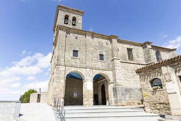 San Román parish church in Hornillos del Camino, province of Burgos, Spain 