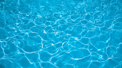 Beautiful ripple wave and water surface in swimming pool