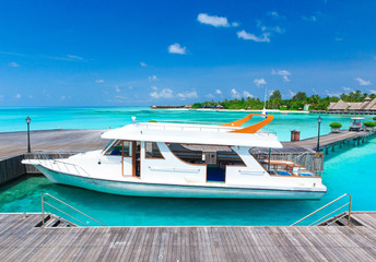 Fototapeta premium beach with Maldives