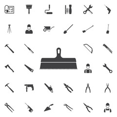 putty knife icon. Construction icons universal set for web and mobile