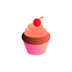 Cupcake Vector Design Element