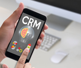 CRM  Business Customer CRM Management Analysis Service Concept ,