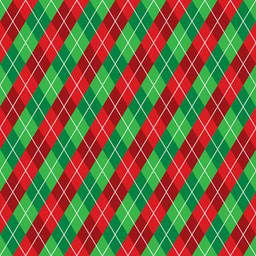 Seamless Christmas wrapping paper pattern.