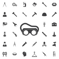 Protective glass icon. Construction icons universal set for web and mobile