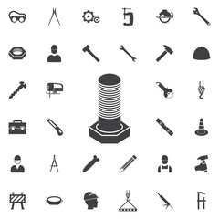 bolt icon. Construction icons universal set for web and mobile