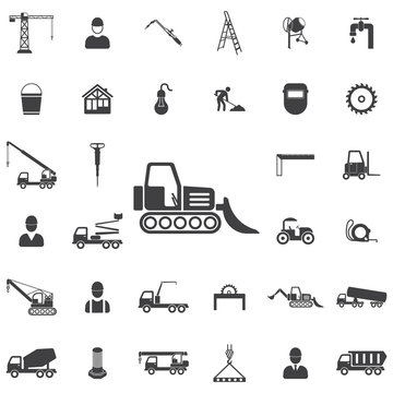 Loader icon. Construction icons universal set for web and mobile