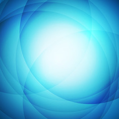 Abstract blue background with circle