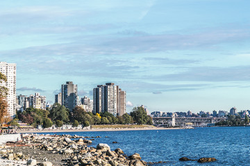 English Bay and Sunset Beach in Vancouver, Canada