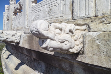 The dragon drainage in Temple of Heaven