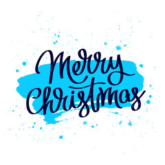 Merry Christmas. The trend calligraphy