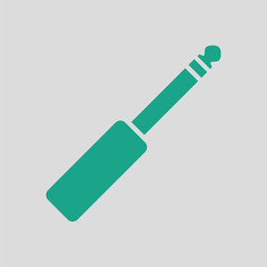 Music jack plug-in icon