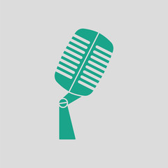 Old microphone icon