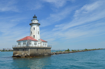 Fototapeta na wymiar Chicago lighthouse