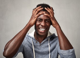 Depression black man
