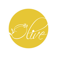 olive oil label design vector illustration eps 10