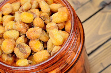 corn on table