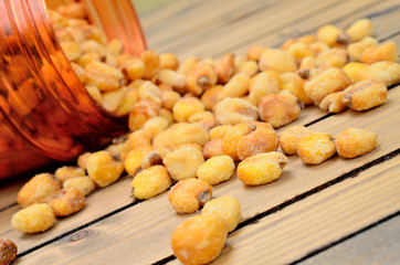 corn on table