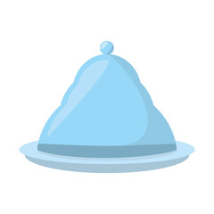 dome glass kitchen food service vector illustration eps 10
