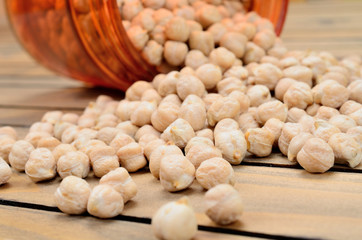 chickpea on table