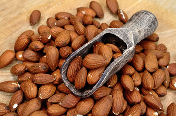 almond on table