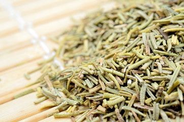 group of rosemary on table