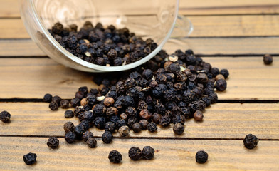 peppercorn on table