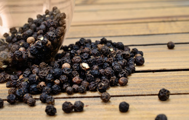 peppercorn on table
