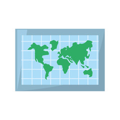 Fototapeta na wymiar globe world map location vector illustration eps 10