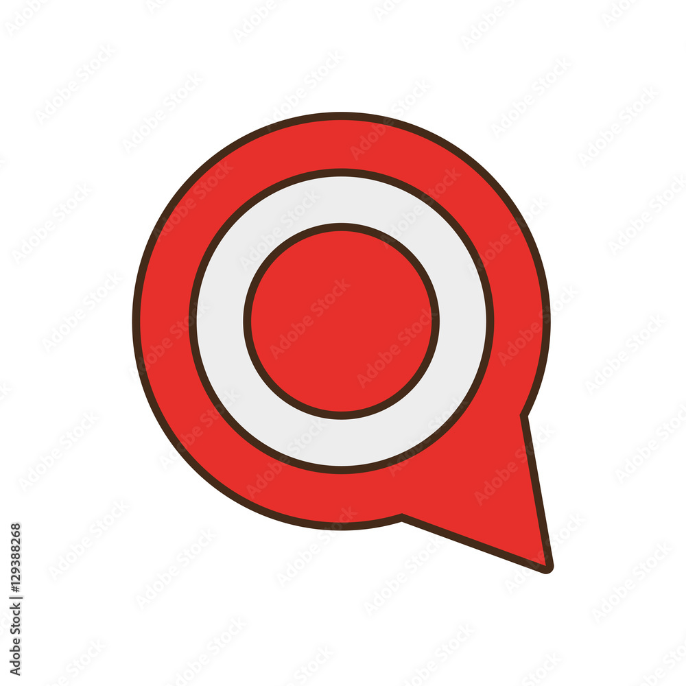 Poster pin map pointer gps position vector illustration eps 10