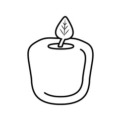 fruit diet nutrition food outline vector illustration eps 10