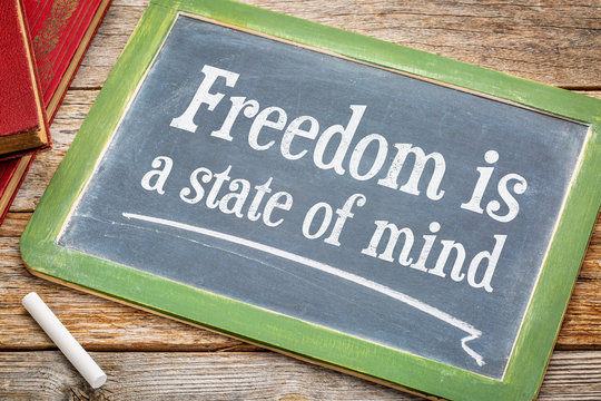 freedom is a state of mind