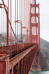 Golden Gate Bridge side view