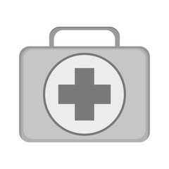 Obraz premium Medical kit icon. Medical health care hospital and emergency theme. Isolated design. Vector illustration