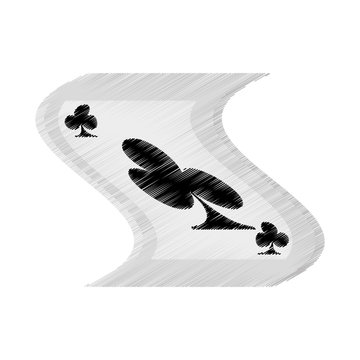 poker playing magician drawing vector illustration eps 10