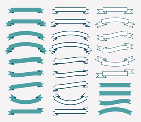Fototapeta premium vector ribbon set