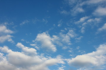 Clouds in the sky with the imagination of a child.