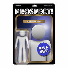 Prospect New Customer Targeting Sales Marketing 3d Illustration