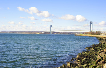 Verrazano-Narrows bridge. 
