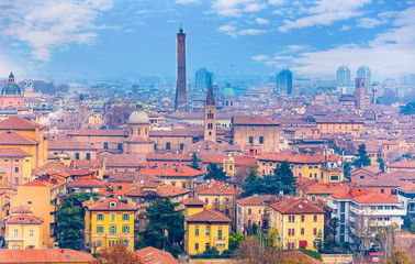 cityscape of Bologna