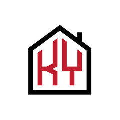simple initial logo pentagon house