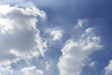 Obraz premium Blue sky with clouds