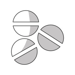 medicine pills icon image vector illustration design 