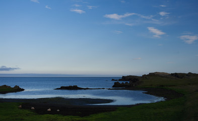 Panorama of Hornafjordur and Stokksnes, Eastern Iceland