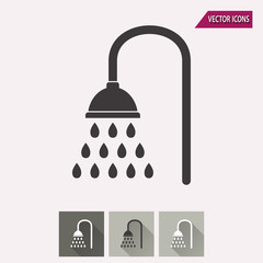 Shower - vector icon.