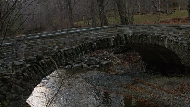 Bridge Over A Creek Ithaca, NY
