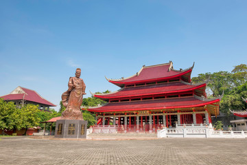This is  Sam Poo Kong temple, also known as Gedung Batu Temple, is the oldest chineese temple in semarang, central java, Indonesia. 