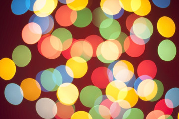 Bokeh lights background. Abstract multicolored blur light.
