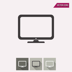 TV - vector icon.